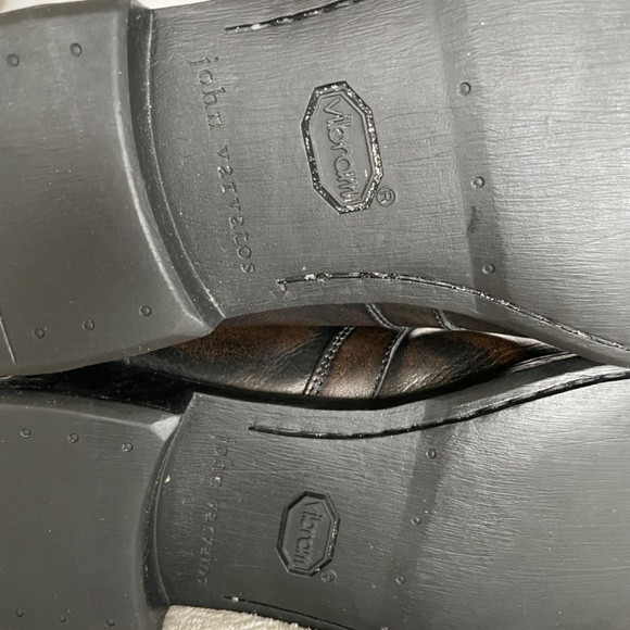 John Varvatos Men’s Leather Zipper Ankle Boots. - Picture 10 of 12